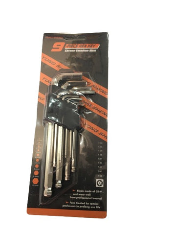 Hexkeywrench SET ORD (Long Allen)