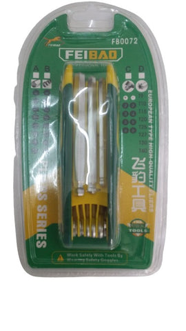 Hexkeywrench SET Feibao (Folding-BALL)