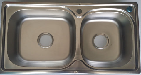 Sink Basin Metal  TWIN