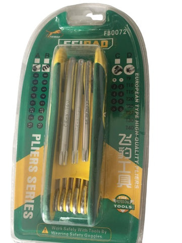 Hexkeywrench SET Feibao (Folding-STAR)