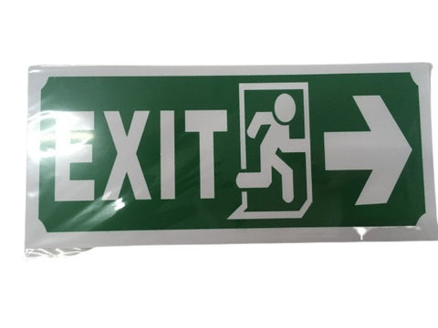 Sign Exit Right