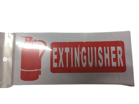 Sign Fire Extinguisher