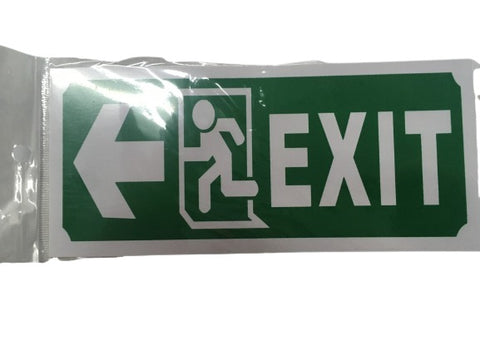 Sign Exit Left